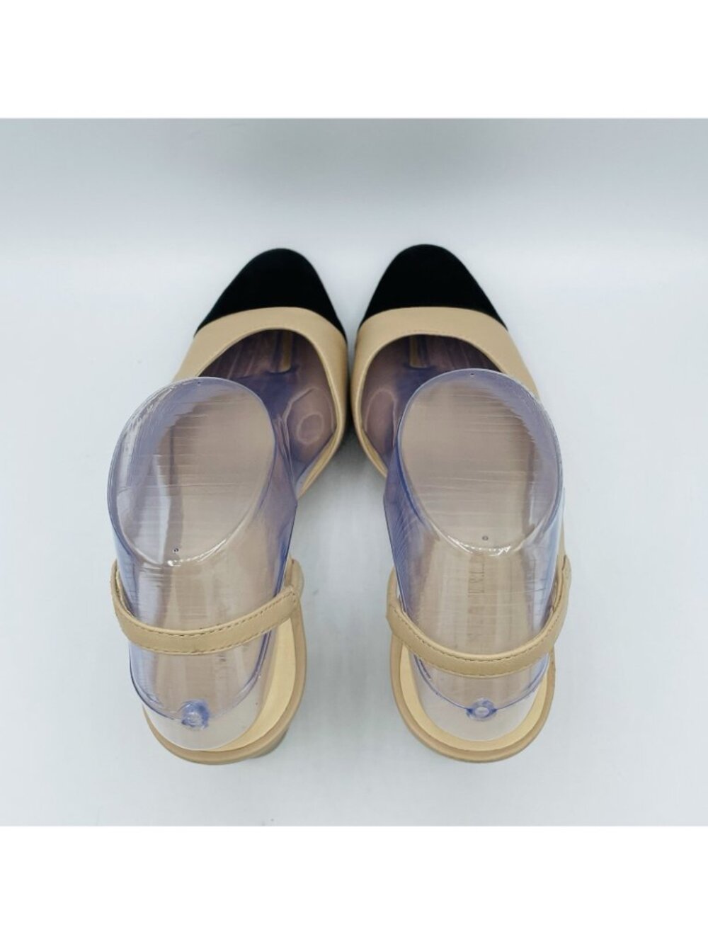 Ivanka Trump Shoes Womens Size 8.5 M Beige Liah Leather Slingback Heels Sandals - Picture 8 of 10